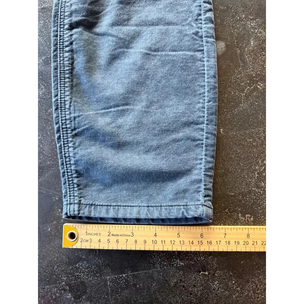 We The Free Free People High Rise Corduroy Pants Gray Slim Fit OB1188064 Size 10
